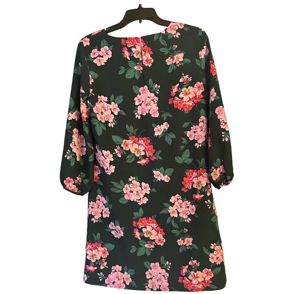 Ann Taylor Stunning Emerald Green Sheath Dress - Multicolor Floral Allover Print - Picture 4 of 6